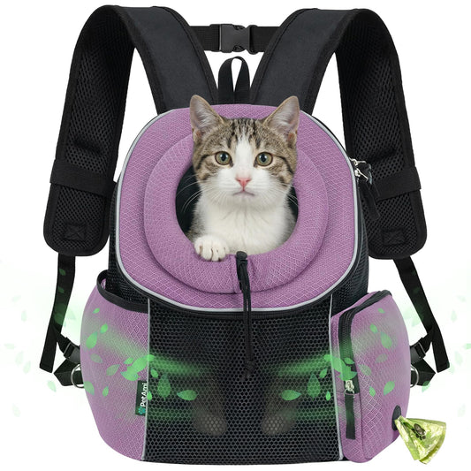 PetAmi Dog Carrier Backpack, Hands Free Front Pet Carrier - Image 1