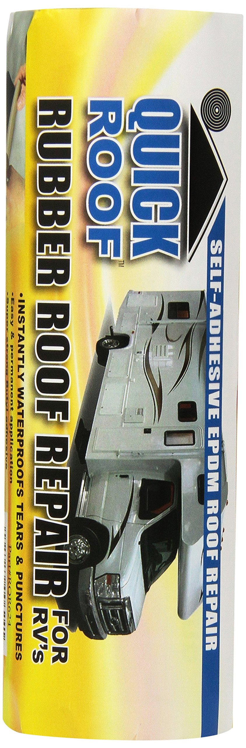 RQR624 6"X24" Rubber Quick Roof Patch Kit, Black - Image 1