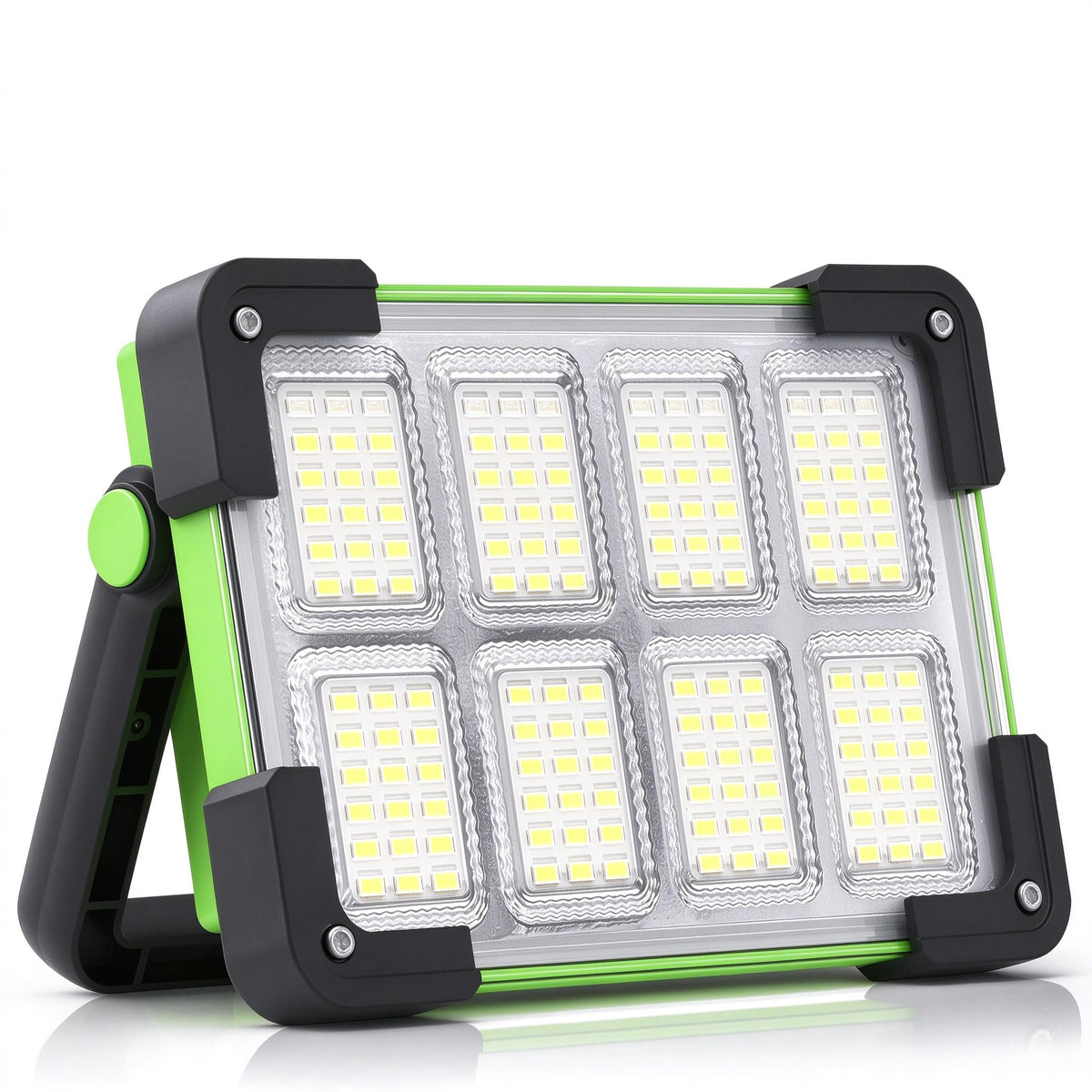 120W Solar Rechargeable 144 LED Work Light, 10000LM Flood Light - Image 1