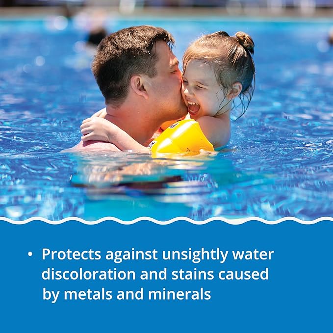 In The Swim Super Stain Away - Ultimate Swimming Pool Stain Remover – Prevents Stains, Scaling, and Build-Up - 4 x 1 Quart Bottles