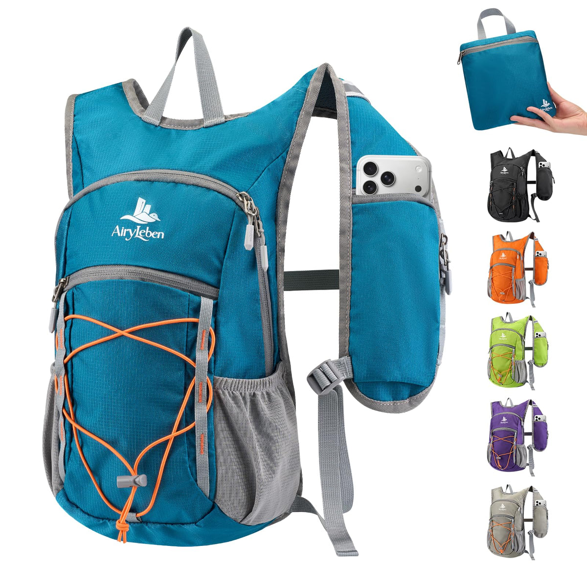 14L Small Hiking Backpack, Packable Travel Daypack for Men Women - Image 1