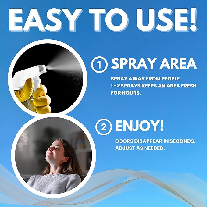 Neutron Industries NI-712 Tiki Beach Odor Eliminator Spray (4 bottles) – Powerful, Long-Lasting Odor Neutralizer – Instant Air Freshener for Home, Car & More – Pint-Sized (16 oz)