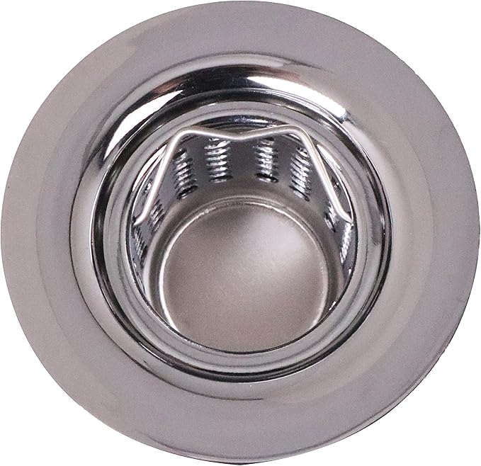 Westbrass A218-20 Junior Bar and Laundry Sink Drain Assembly with Removable Strainer Basket, Stainless Steel