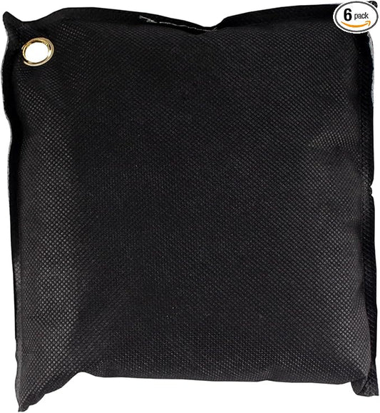 BambooMN Activated Bamboo Charcoal Air Purifier - 350g Black - 6 Bags