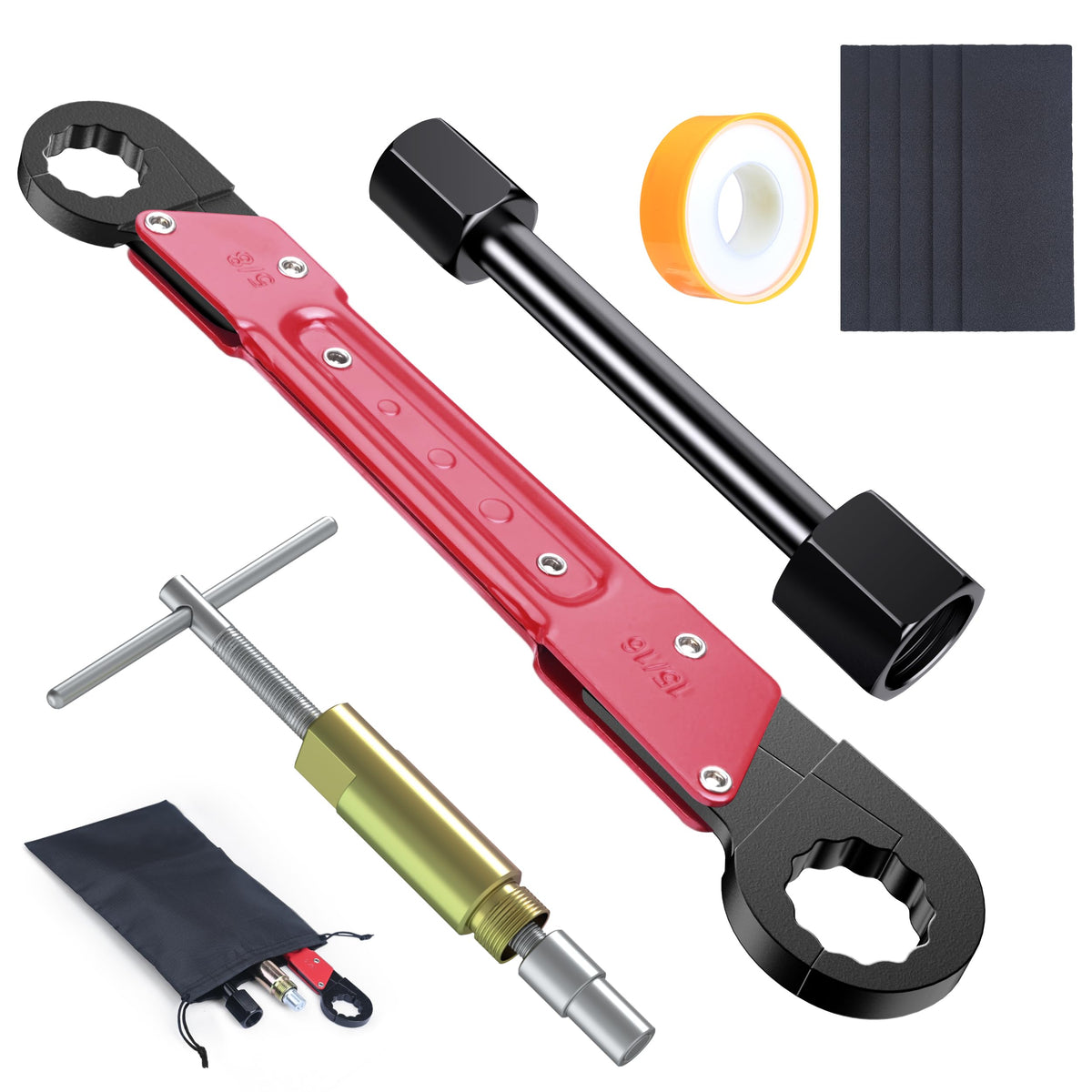 Preciva 9PCS Angle Stop Wrench Kit,2-in-1 Faucet Wrench | Hand Tools - Image 1