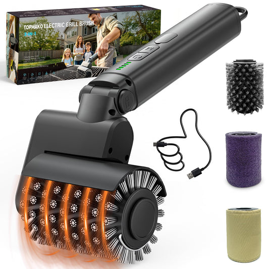 Electric Grill Brush for Outdoor,Cordless BBQ Cleaner - Image 1