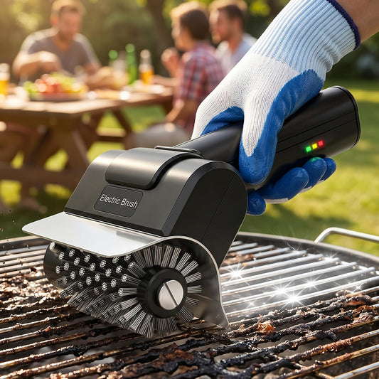 Electric Grill Brush, Cordless Automatic BBQ Power Cleaner - Image 1