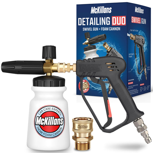 McKillans Pressure Washer Gun with Swivel & Foam Cannon - Image 1