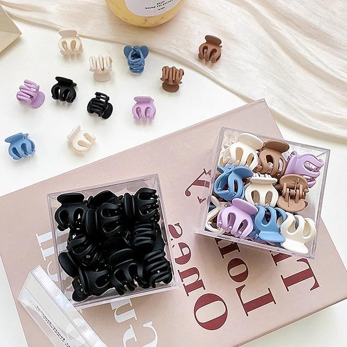 KissYou Small Acrylic Box Clear Boxes with Lid Acrylic Square Cube for Display Jewelry Storage Contanier Easter Party Decorative Box
