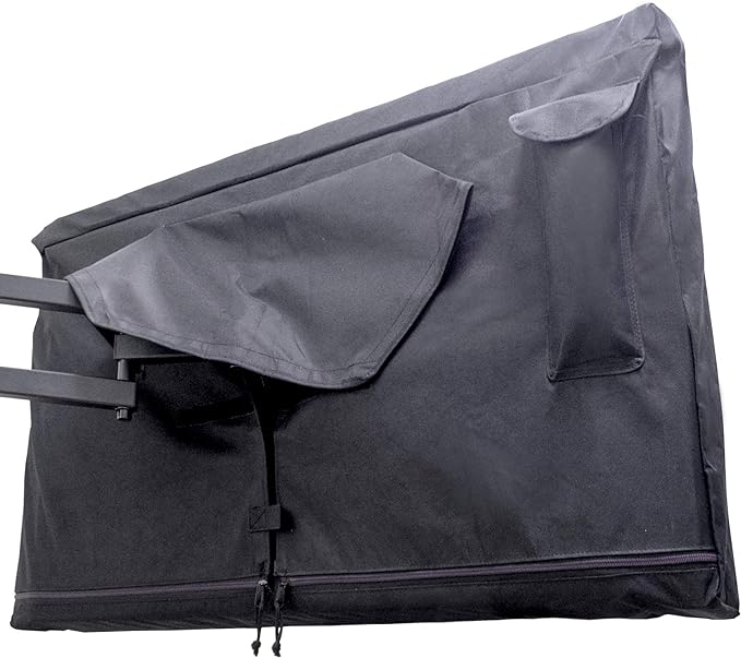 Outdoor TV Cover 60 - 65 inch - WITH ZIPPER, Weatherproof, Waterproof 360 degrees protection, Soft Non Scratch Interior - Black