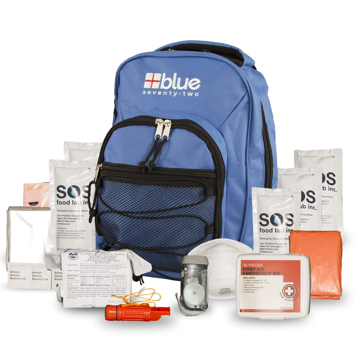 Blue Seventy-Two | 72 Hour Emergency Backpack Survival - Image 1