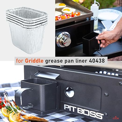 Replacement Grease Pan Liner for Pit Boss PB336GS and PB200GS Portable Flat Top Griddle,36-Pack