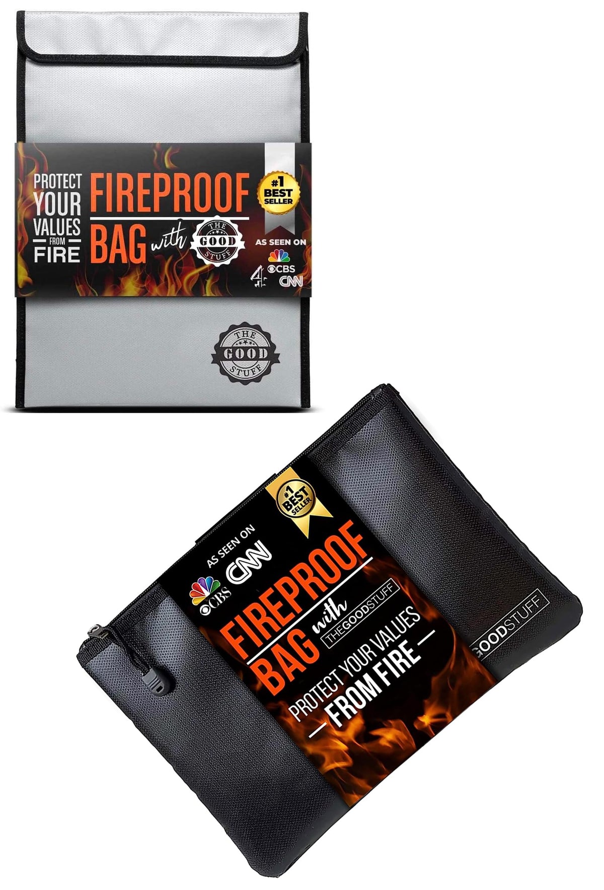 The Good Stuff Fireproof Cash Bag and Fireproof Legal Document - Image 1
