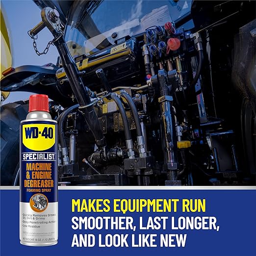 WD-40 Specialist Machine & Engine Degreaser Foaming Spray, 18 OZ