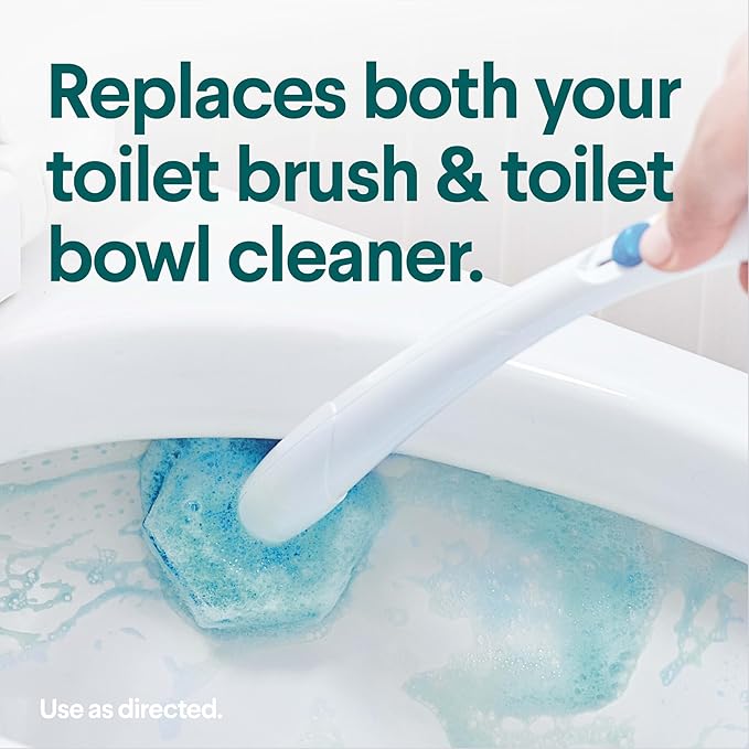 CLOROX ToiletWand Toilet Cleaner Refills, Toilet brush, Rainforest Rush, 10 Count (Pack of 6)