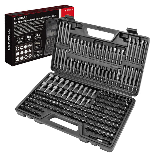 208-Pc Master Screwdriver Bit Set - Image 1