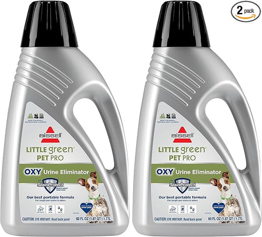 Bissell® Little Green™ PET-PRO-OXY Formula for Portable Carpet Cleaners, 60 oz, 2034F, (Pack of 2)