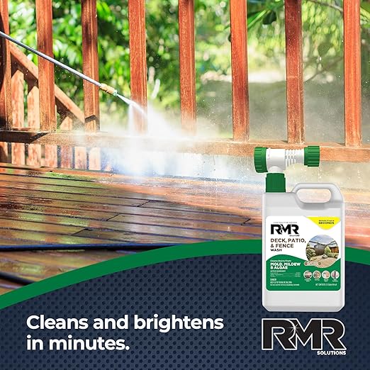 RMR Deck, Patio & Fence Wash - Commercial Grade Outdoor Stain Remover