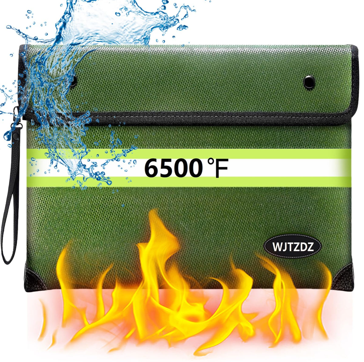 Upgraded Fireproof Money Bag,10 Layers of Heat Insulated - Image 1