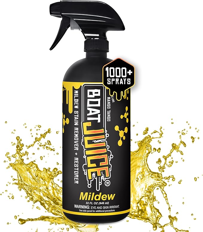 Boat Juice Professional Marine Mildew Stain Remover & Restorer - Boat Cleaner