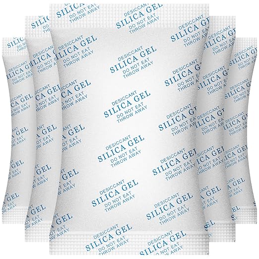 O2frepak 1 Gram(250Packs) Food Grade Moisture Absorbers Silica Gel Packs Desiccant for Storage,Food Safe Dessicant Silica Gel Packets for Moisture Storage Control