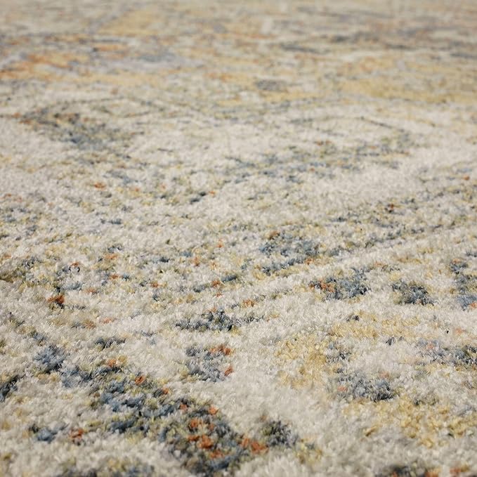 Mohawk Home Nyx Floral Ornamental Cream 3' 11" x 6' Area Rug Perfect for Living Room, Dining Room, Office