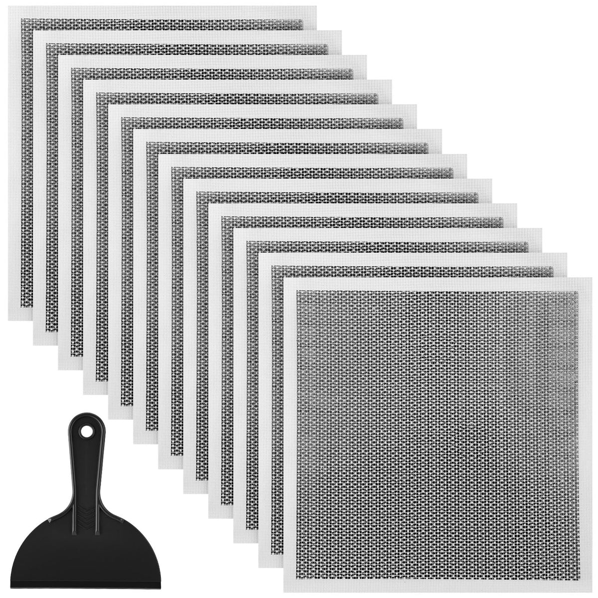 Blulu 13 Pcs 12 x 12 Inch Drywall Repair Kit Self Adhesive - Image 1