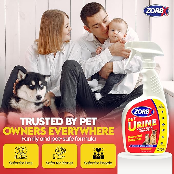 Pet Urine Stain & Odor Remover Spray, 24oz