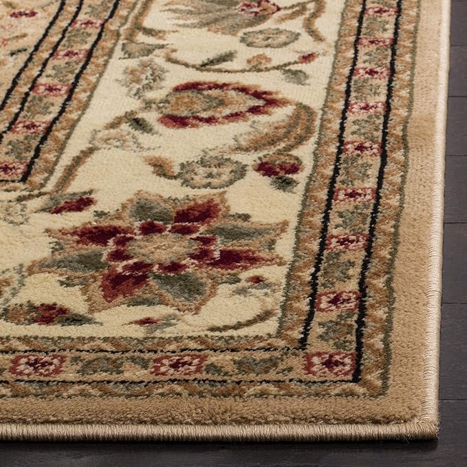 SAFAVIEH Lyndhurst Collection Runner Rug - 2'3" x 8', Beige & Ivory, Traditional Oriental Design, Non-Shedding & Easy Care, Ideal for High Traffic Areas in Living Room, Bedroom (LNH212D)