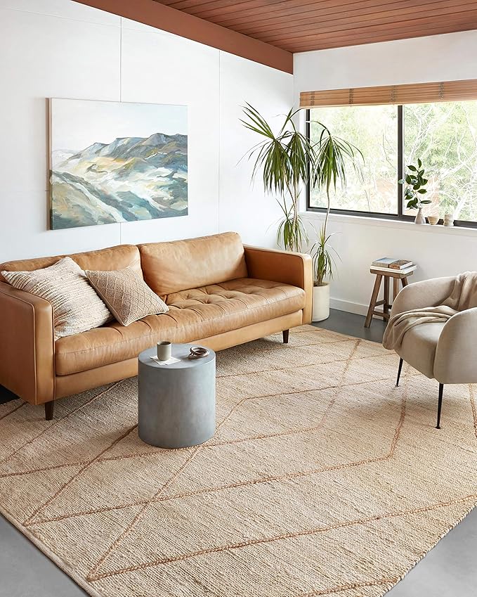 Loloi Bodhi Collection BOD-02 Ivory/Natural 2'-3" x 3'-9" Accent Rug
