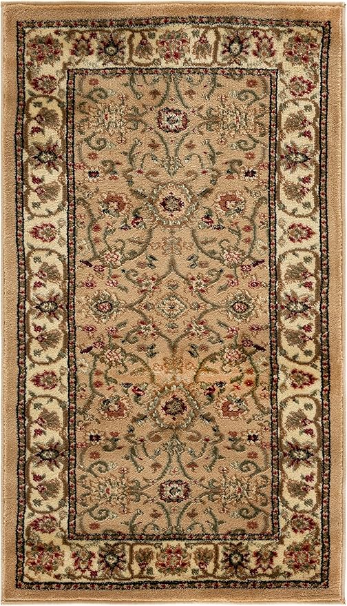 SAFAVIEH Lyndhurst Collection Accent Rug - 2'3" x 4', Beige & Ivory, Traditional Oriental Design, Non-Shedding & Easy Care, Ideal for High Traffic Areas in Entryway, Living Room, Bedroom (LNH212D)