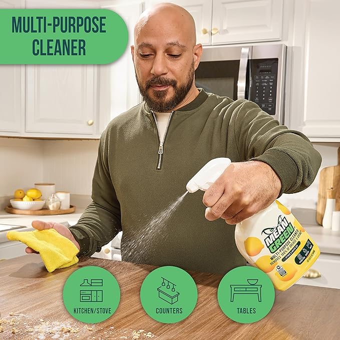 Mean Green Non-Concentrated Ready-to-Use Multi-Purpose Cleaner, Citrus & Green Tea, 32 Ounce