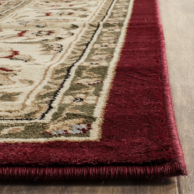 SAFAVIEH Lyndhurst Collection Runner Rug - 2'3" x 8', Red & Ivory, Traditional Oriental Design, Non-Shedding & Easy Care, Ideal for High Traffic Areas in Living Room, Bedroom (LNH312A)