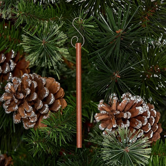 Scentsicles Pumpkin n Cider Scented Christmas Ornaments with Hooks - 2 Bottles (12 Sticks Total)