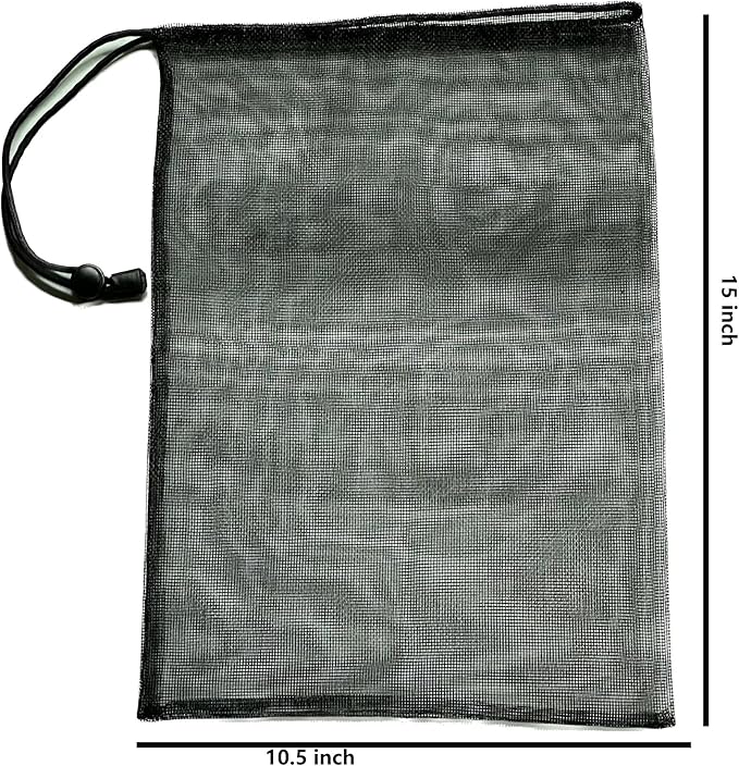 4 Pack Dryer Vent Lint Catcher Bags, Lint Trap Catcher for Dryer Vent for Outside Black.