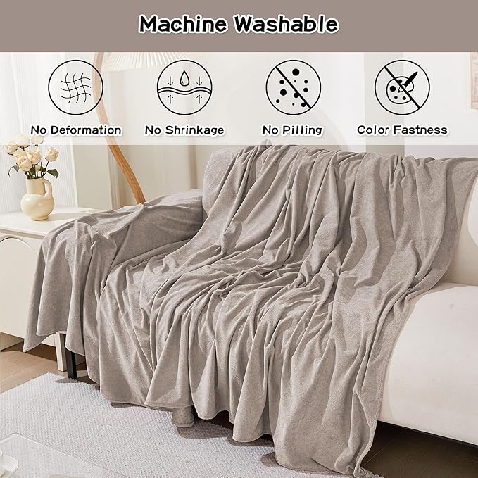 MEETSKY Couch Covers for 3 Cushion Couch Sofa, Washable Sectional Couch Covers L Shape Sofa Cover Soft Slipcovers Couch Furniture Protector for Pets Dogs Kids, 91" x 118", Oat