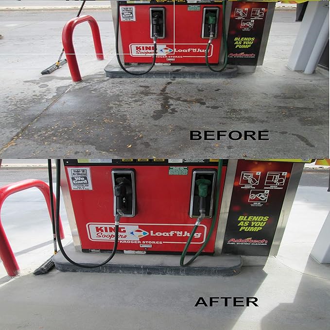 Concrete Oil Stain Remover Eco-Friendly Bio-Remediates and Removes Oil & Grease Stains on Concrete and Asphalt Driveways, Garages, Pavers, Patios, Parking Lots and Streets(10 Oz)