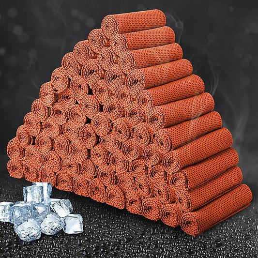 Honoson Cooling Towel Bulk - Neck & Face Cool Chilly Towels Microfiber Breathable Sport Sweat Rag for Gym, Yoga, Travel, Camping, Running, Outdoor