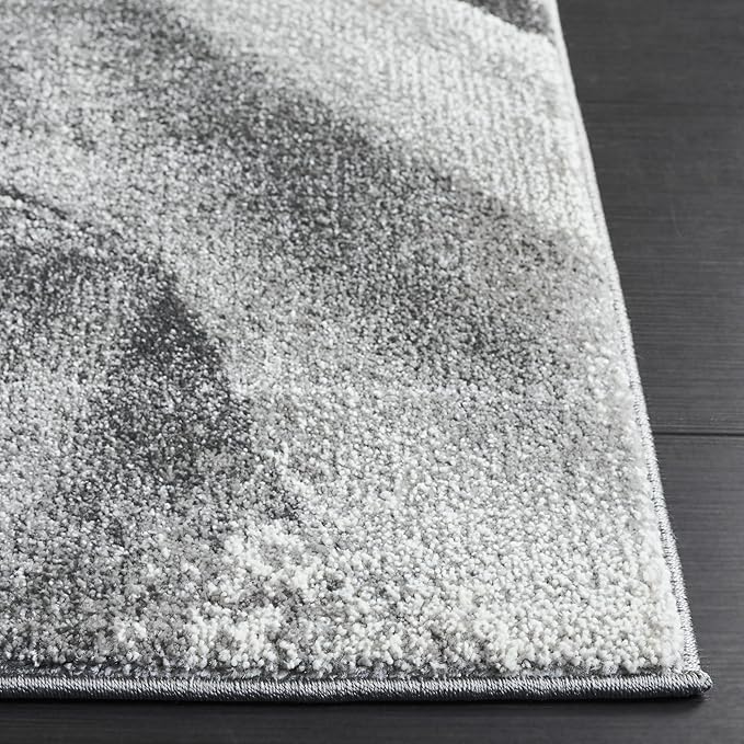 SAFAVIEH Porcello Collection Runner Rug - 2'3" x 8', Ivory & Grey, Modern Abstract Design, Non-Shedding & Easy Care, Ideal for The Entryway, Living Room, Foyer, Bedroom (PRL6937F)