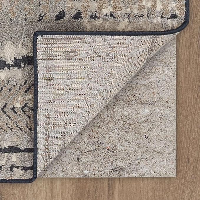 Mohawk Home Dutton Modern Abstract Stripe Gray 2' 1" x 5' Area Rug Perfect for Kitchen, Living Room, Dining Room