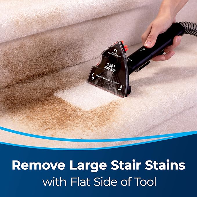 BISSELL 3-in-1 Stair Tool for Carpet and Upholstery Cleaners, New Genuine OEM Part, 3262