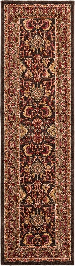 SAFAVIEH Mahal Collection Runner Rug - 2'2" x 6', Brown & Beige, Traditional Oriental Design, Non-Shedding & Easy Care, Ideal for High Traffic Areas in Living Room, Bedroom (MAH693T)
