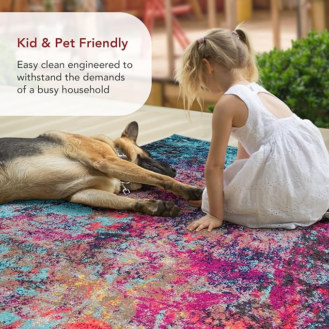 nuLOOM Reva Colorful Abstract Runner Rug, 2' 5" x 8', Multi