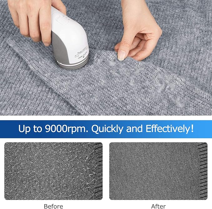 BEAUTURAL Fabric Shaver and Travel Mini Steam Iron