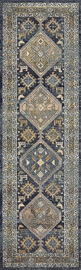 Loloi II Jocelyn Collection JOC-02 Navy/Blue 2'-3" x 4'-0" Accent Rug (Pack of 2)
