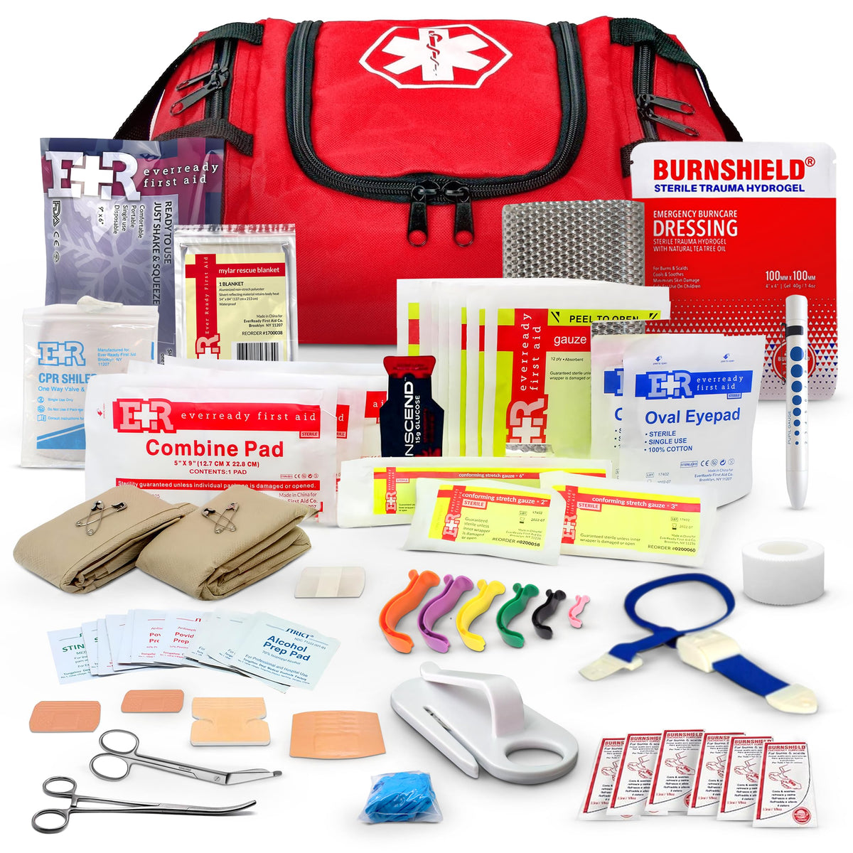 Fully Stocked Trauma First Aid Kit – First Responder II - Image 1