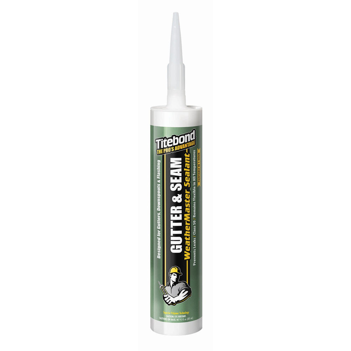 Titebond 9.5 Oz. WeatherMaster Gutter & Seam Sealant 7321 – White - Image 1