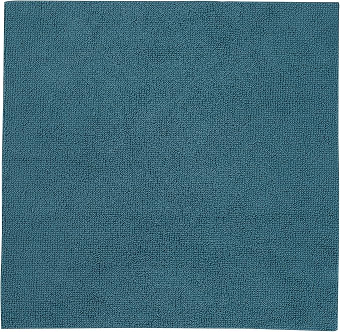 Restaurantware-Clean Tek Professional 11.8 x 11.8 Inch Microfiber Towel Rolls, 300 Reusable Towel Rolls - Tear Away, Perforated, Teal Microfiber Cleaning Roll, For All The Cleaning Tasks