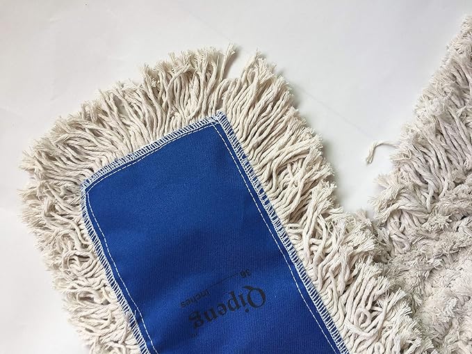 36 Industrial Strength Washable Cotton Microfiber Dust Flat Mop Head Refills Pack of 2 for Hardwood Tile Hardwood & Stone Floors