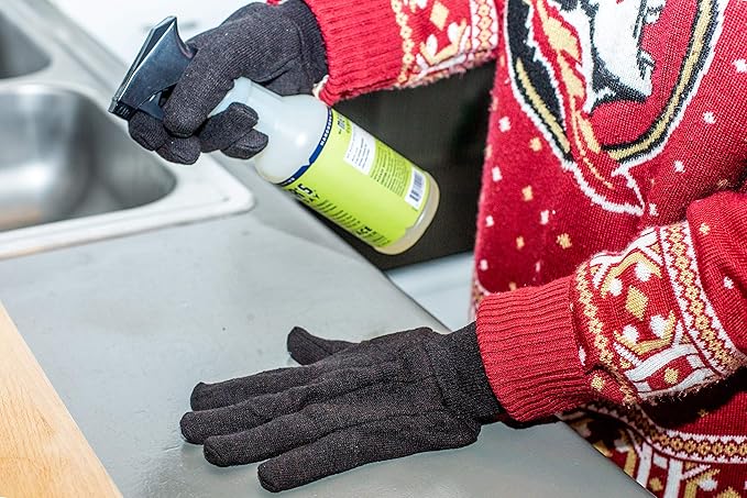 G & F Products Heavy Duty Cotton Jersey Work Gloves, Knit Wrist, Clute Cut, Durable, Comfortable, Multipurpose for Cleaning, Material Handling, Landscaping, Shoveling and All-Day Use, Large 12 Pair